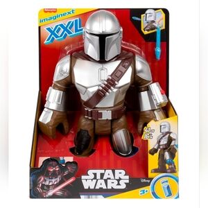 Star Wars Mandalorian Action Figure - Silver and Brown